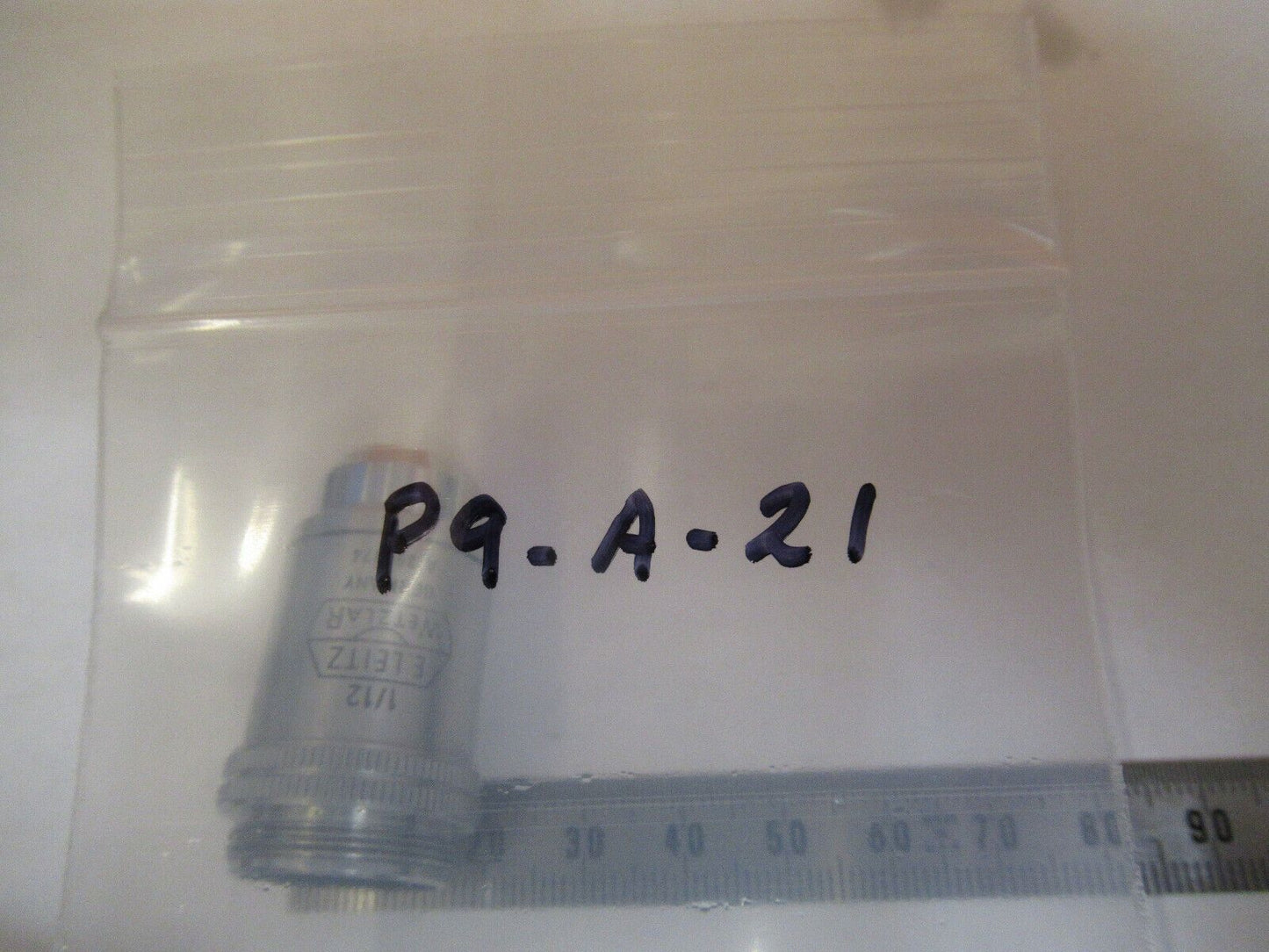 ANTIQUE ERNST LEITZ 100X/170 OBJECTIVE MICROSCOPE PART AS PICTURED &P9-A-21