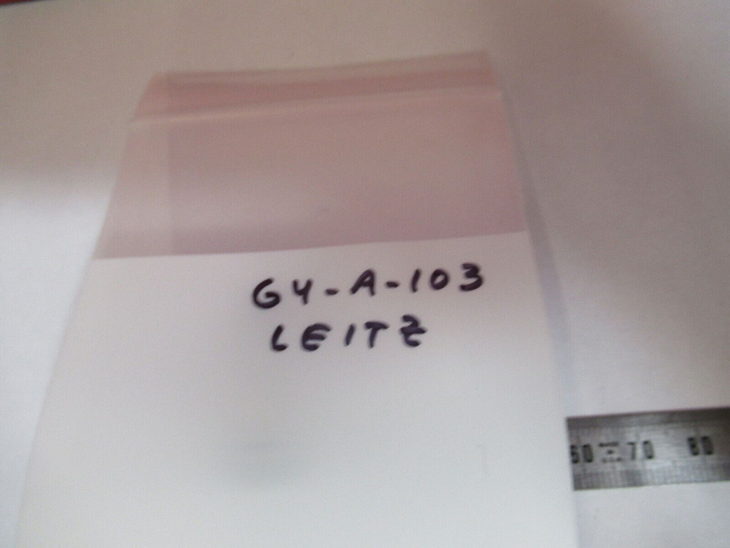 ANTIQUE BRASS LEITZ GERMANY OBJECTIVE "3" MICROSCOPE PART AS PICTURED G4-A-103