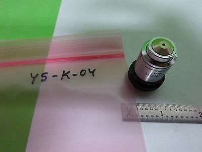 MICROSCOPE PART OBJECTIVE NIKON M100 PLAN JAPAN OPTICS AS IS BIN#Y5-K-04