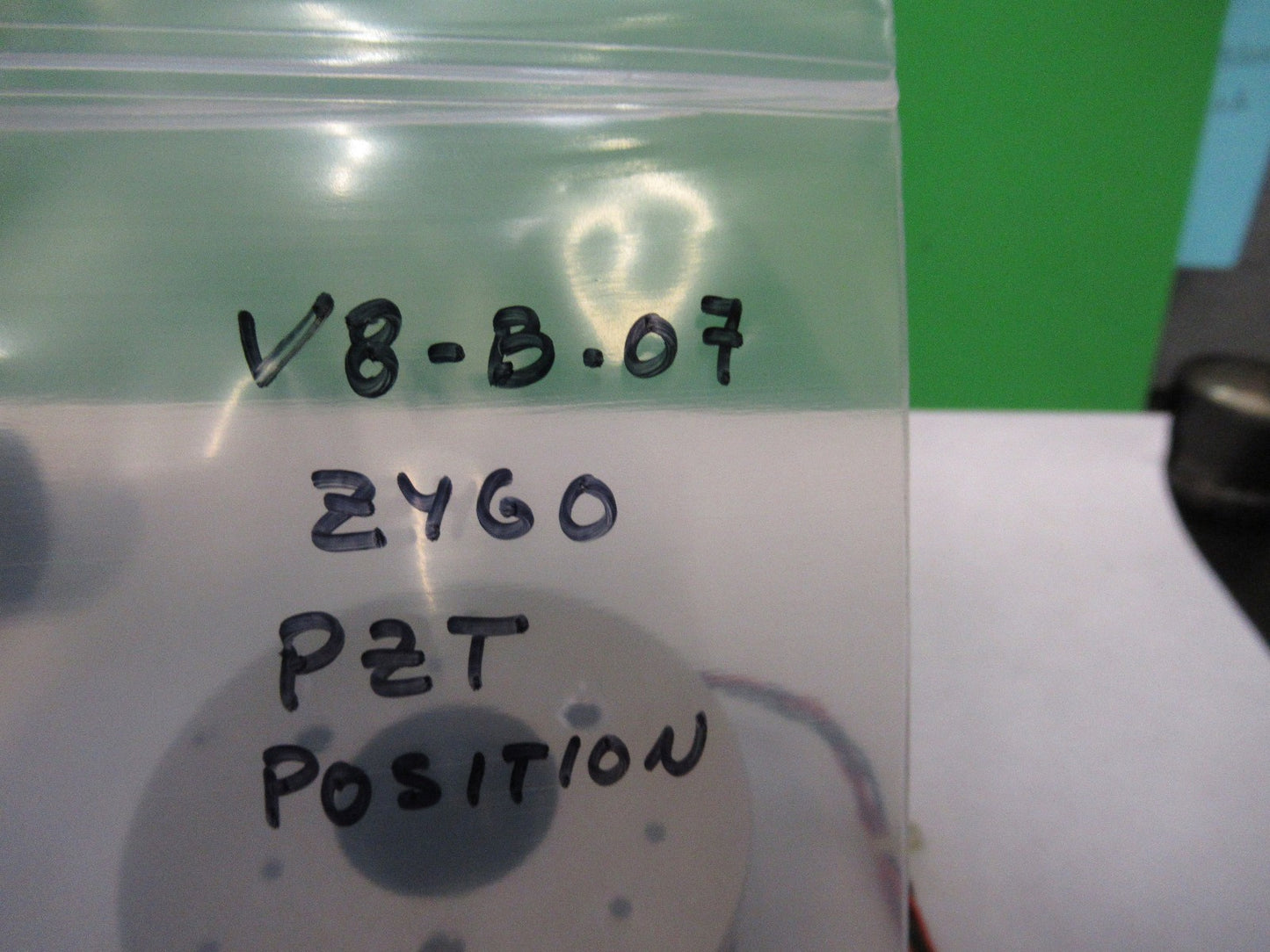 ZYGO INTERFEROMETER PZT POSITIONING ADJUST MICROSCOPE PART AS PICTURED V8-B-07