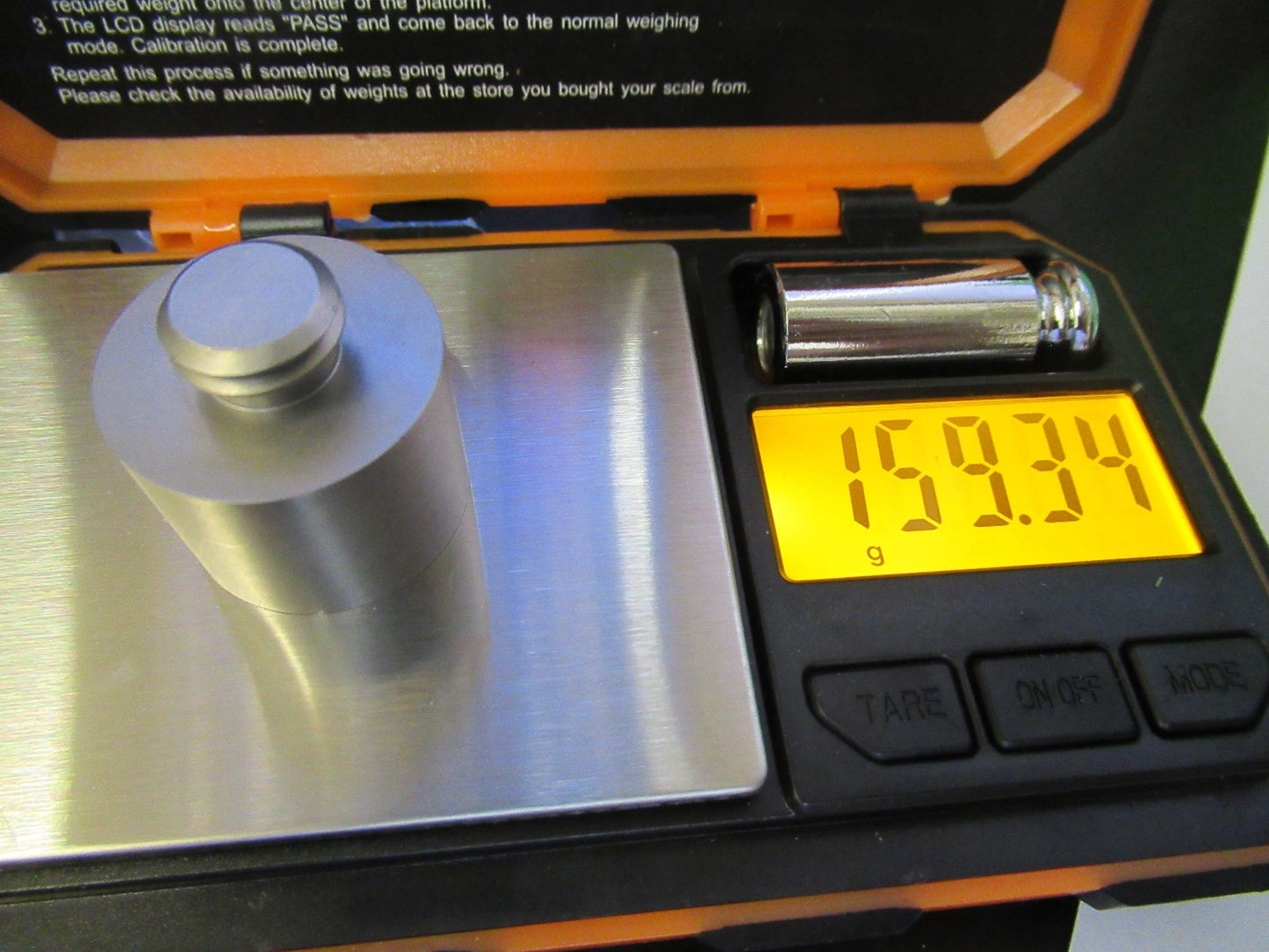 TUNGSTEN ALLOY 90% & 10% OF COPPER HEAVY METAL WOLFRAM 150gr AS PICTURED Y3-B-12