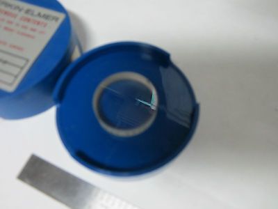 OPTICAL COATED FILTER PERKIN ELEMER LASER OPTICS BIN#1