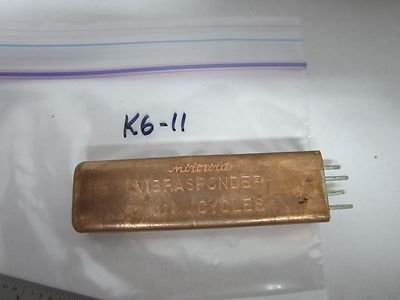 RARE VIBRASPONDER MOTOROLA QUARTZ CRYSTAL FREQUENCY CONTROL AS IS BIN#K6-11