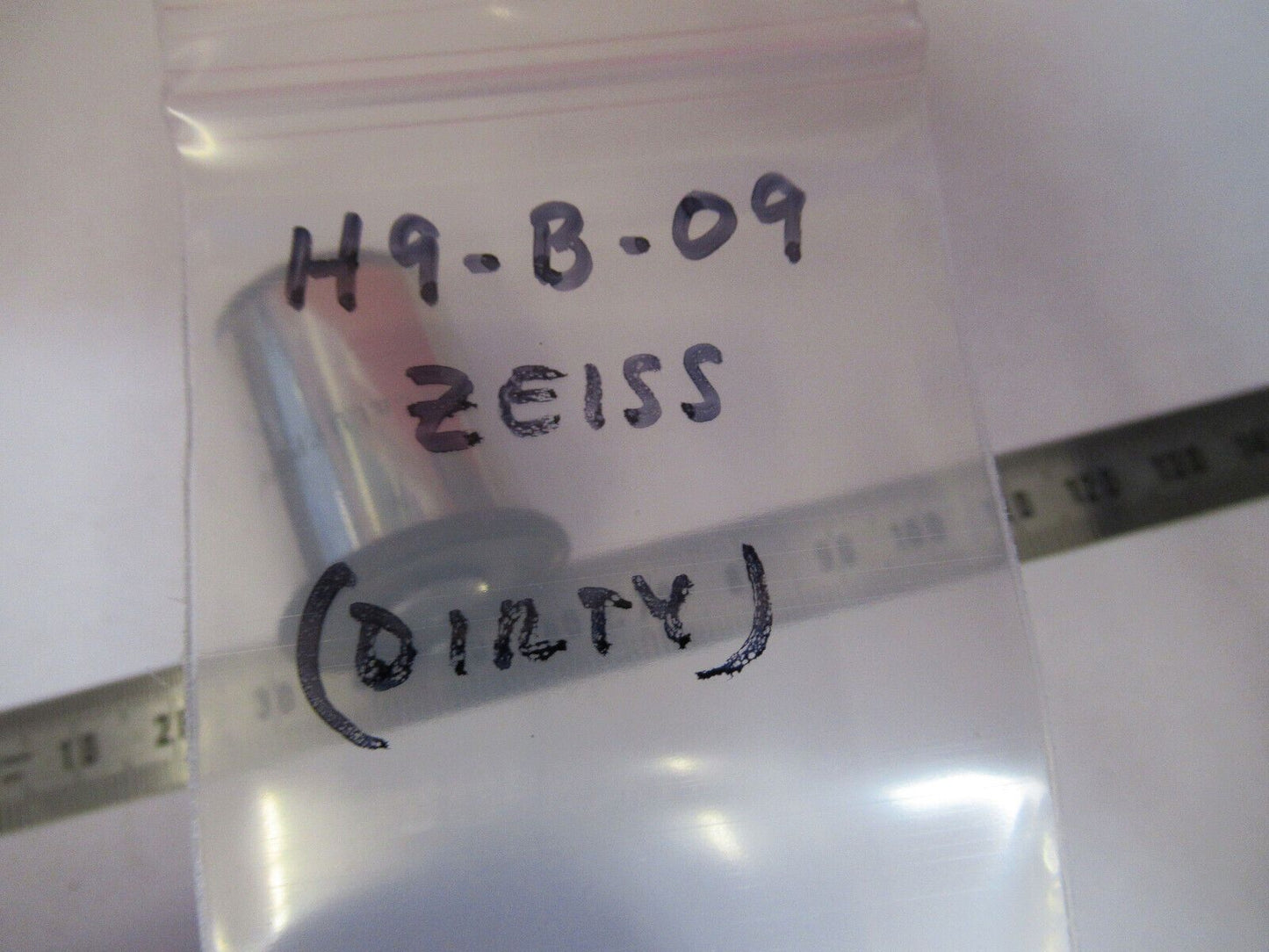 ANTIQUE CARL ZEISS GERMANY LENS OCULAR MICROSCOPE PART AS PICTURED #H9-B-09