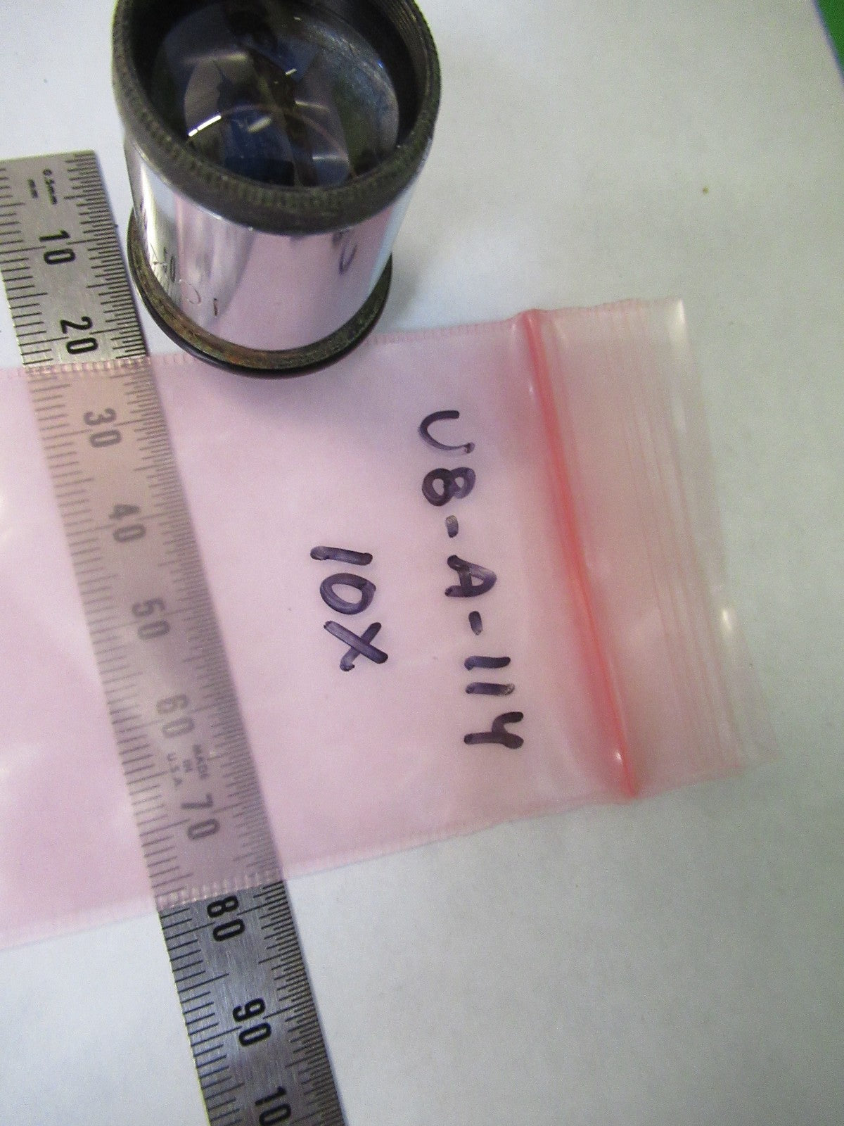 ANTIQUE SPENCER AO EYEPIECE 10X OPTICS MICROSCOPE PART AS PICTURED U8-A-114