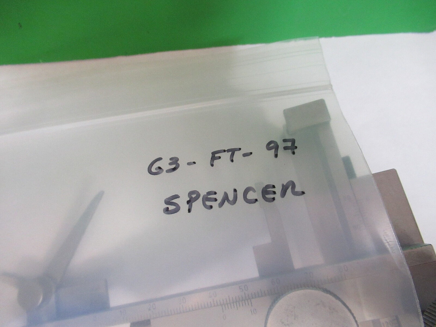 ANTIQUE SPENCER CLIPS ASSEMBLY XY STAGE MICROSCOPE PART AS PICTURED G3-FT-97