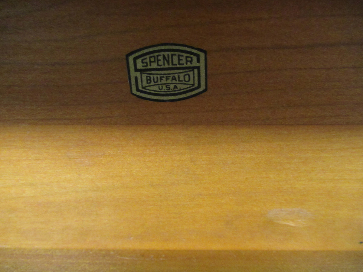 Empty Spencer Lens Co. American Optical Co. Wood Cabinet Antique Microscope Part