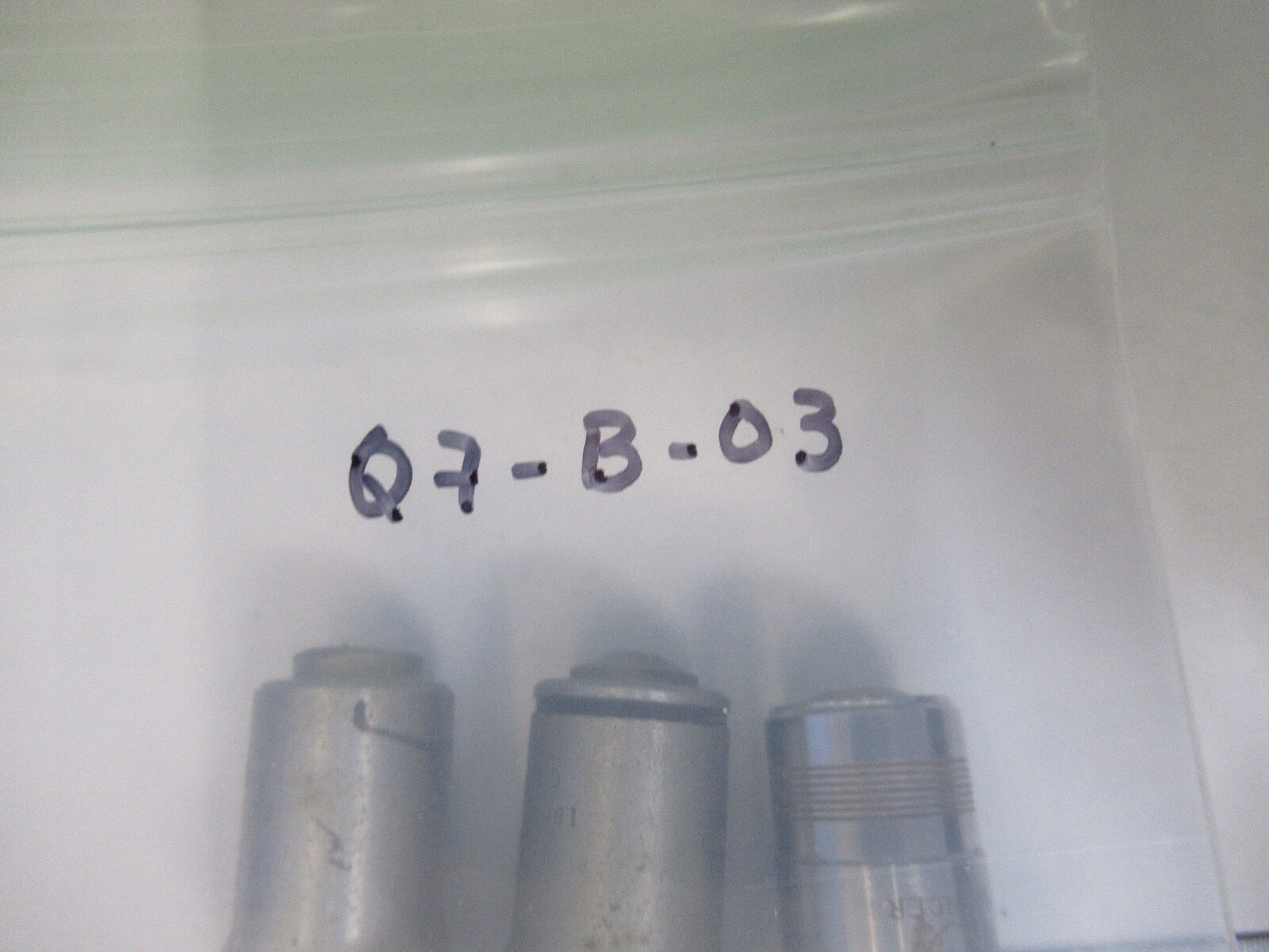 ANTIQUE LOT OBJECTIVES BAUSCH LOMB SPENCER MICROSCOPE PART AS PICTURED Q7-B-03