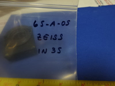 MICROSCOPE SPARE PART ZEISS GERMANY IN35 MOUNTED LENS OPTICS #65-A-05
