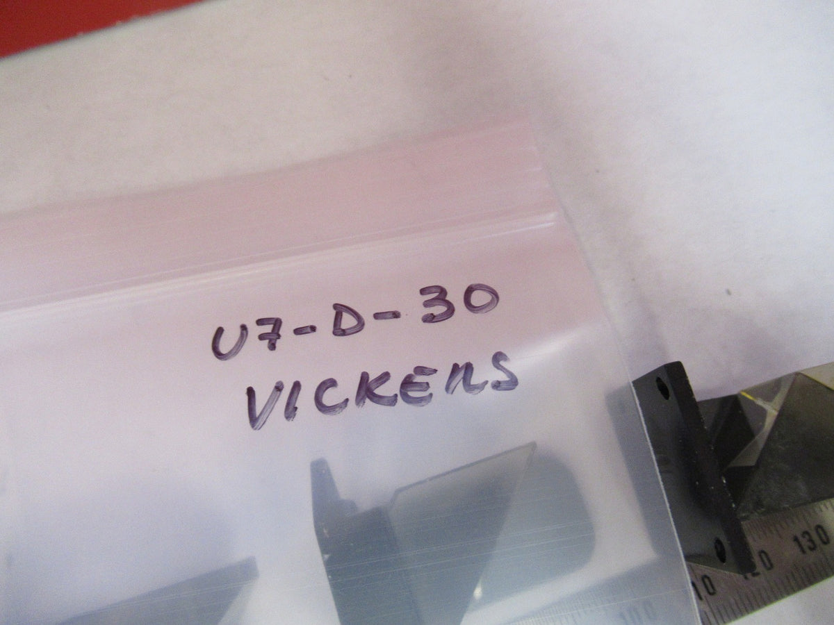 Vickers England UK Lot Prism Glass Optics Microscope Part
