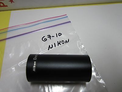 MICROSCOPE PART OPTICAL NIKON LENS DETECT GREEN OPTICS AS IS BIN#G7-10
