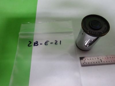 MICROSCOPE LEITZ GERMANY EYEPIECE OCULAR YELLOW FILTER 10X OPTICS AS IS #2B-E-21
