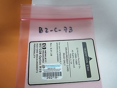 HP MEMORY CARD 85722B DCS1900 PCMCIA BYTES SRAM BIN#B2-C-73