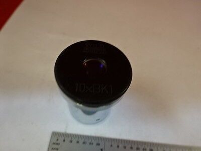 MICROSCOPE PART WILD HEERBRUGG SWISS EYEPIECE OCULAR 10xBK1 OPTICS AS IS #AO-50