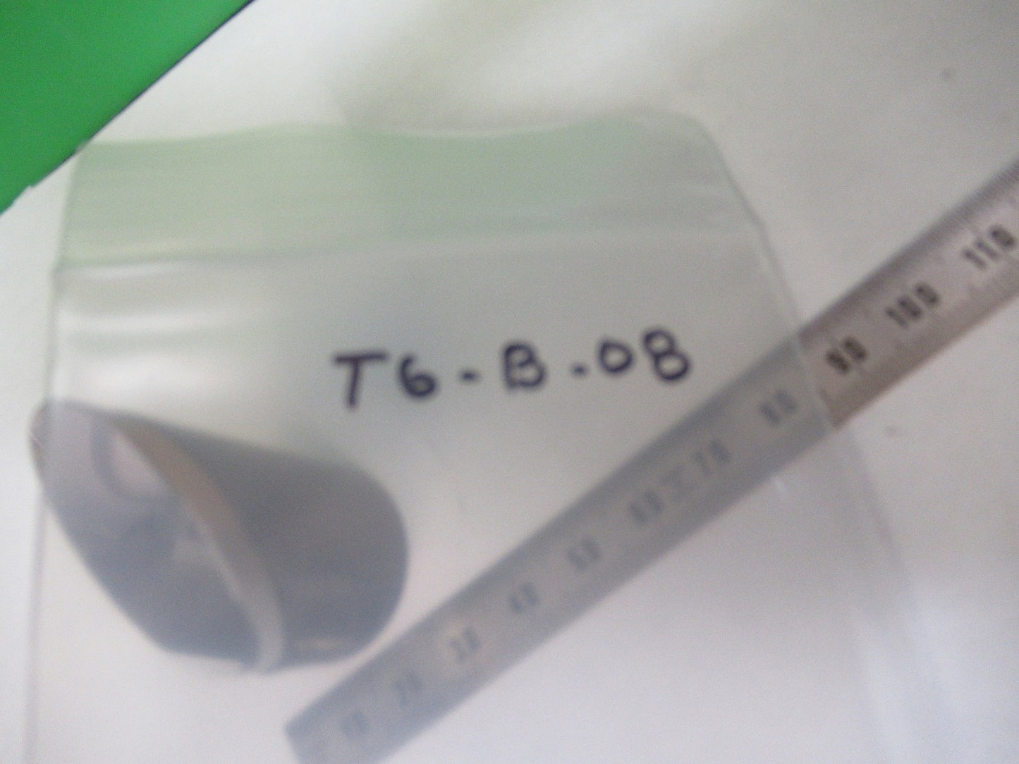 OLYMPUS JAPAN MOUNTED GLASS FLAT MIRROR MICROSCOPE PART AS PICTURED T6-B-08