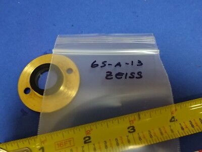 MICROSCOPE SPARE PART ZEISS GERMANY IN35 MOUNTED LENS OPTICS #65-A-13