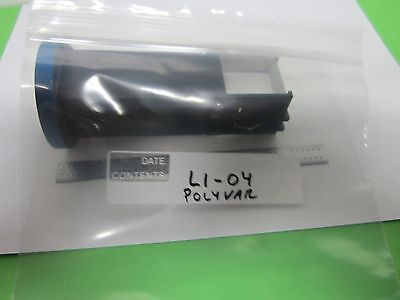 MICROSCOPE PART POLYVAR REICHERT LEICA PRISM CUBE OPTICS AS IS BIN#L1-04