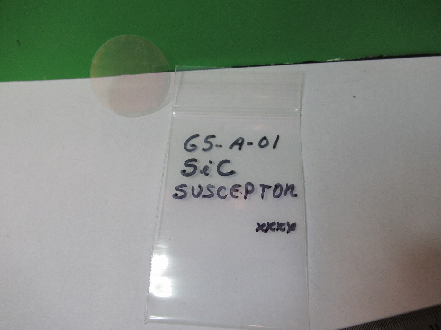 CARBOSIL-100 SILICON CARBIDE SUSCEPTOR WAFER SC HARD BLANK AS PICTURED G5-A-01