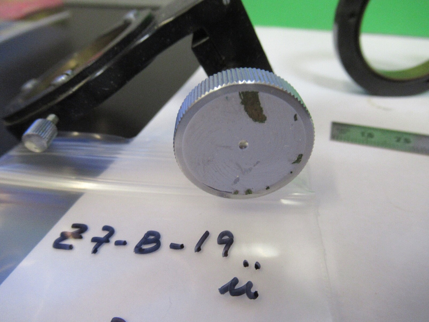 BAUSCH LOMB condenser holder ASSEMBLY OPTICS MICROSCOPE PART AS PIC z7-b-19