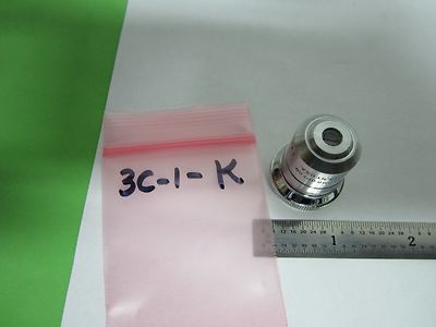 OPTICAL MICROSCOPE 10X OBJECTIVE BAUSCH LOMB B&L AS IS OPTICS BIN#3C-1-K