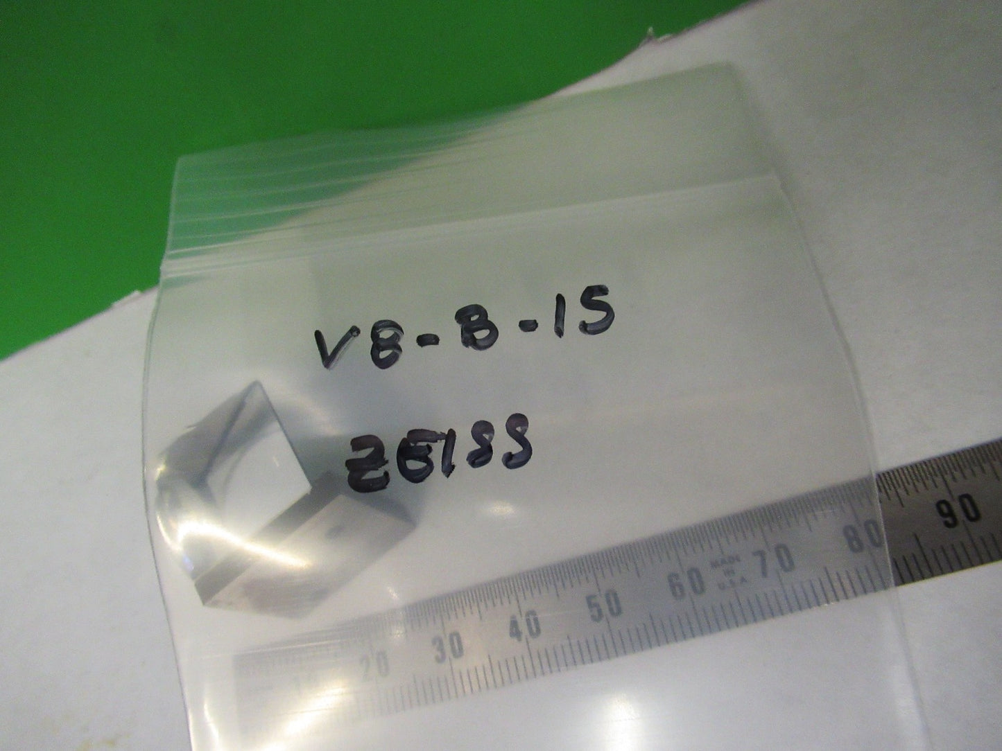 ZEISS GERMANY GLASS PRISM OPTICS MICROSCOPE PART AS PICTURED V8-B-15