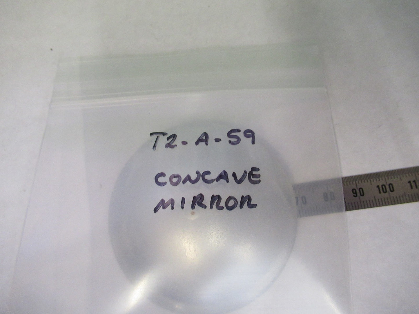 AUS JENA GERMANY MIRROR CONCAVE OPTICS MICROSCOPE PART AS PICTURED T2-A-59