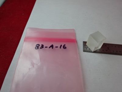 OPTICS PRISM PARALLELOGRAM OPTICS OPTICAL AS IS #83-A-16A