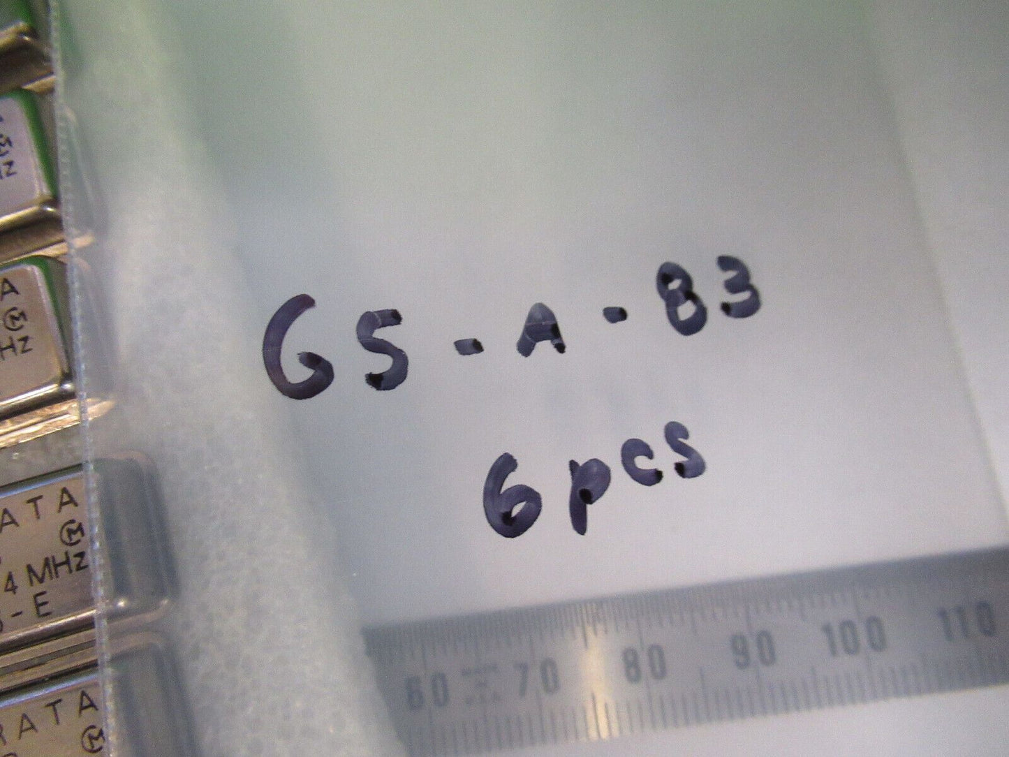 LOT 6 EA MURATA ELECTRONICS QUARTZ OSCILLATOR FREQUENCY 8.704 MHz G5-A-83