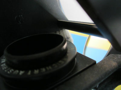MICROSCOPE PART REICHERT AUSTRIA NEUPOLAR OBJECTIVE + MIRROR OPTICS BIN#23