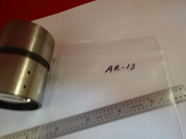 OPTICAL CONVEX LENSES MOUNTED MIL SPEC LASER OPTICS AS IS #AR-13