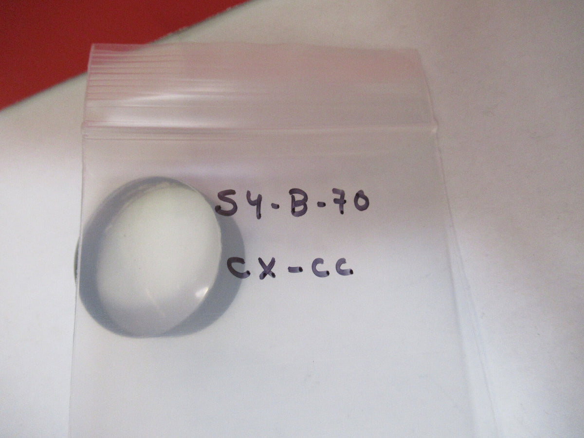 OPTICAL ZEISS CX-CC LENS THICK OPTICS AS PICTURED S4-B-70