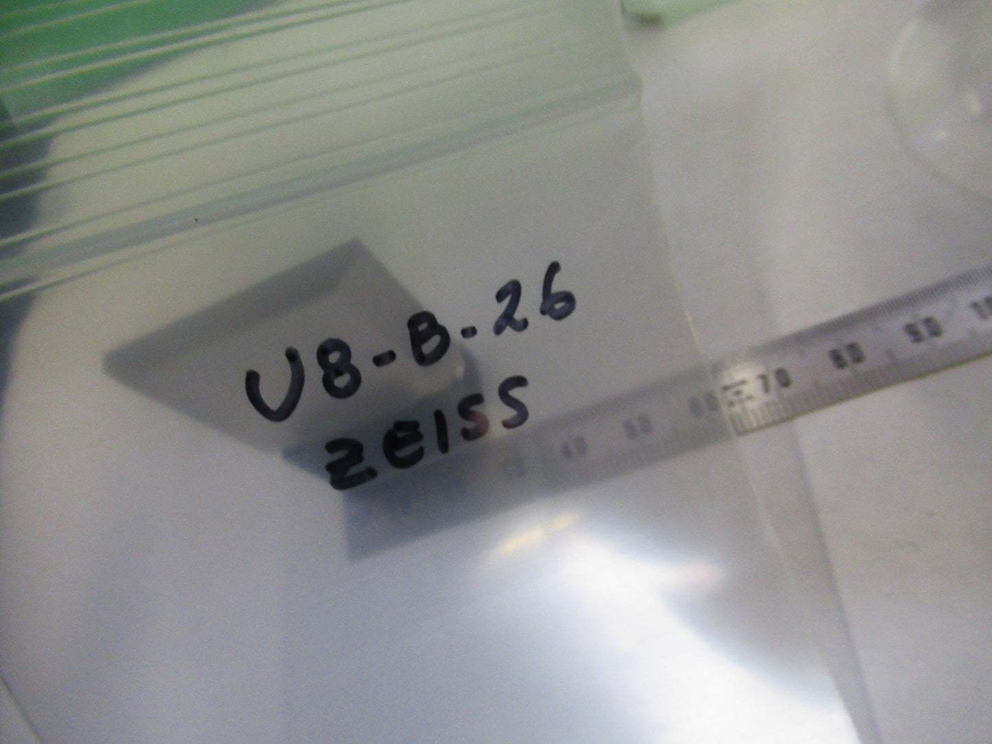 ZEISS GERMANY FLAT MIRROR OPTICS MICROSCOPE PART AS PICTURED U8-B-26