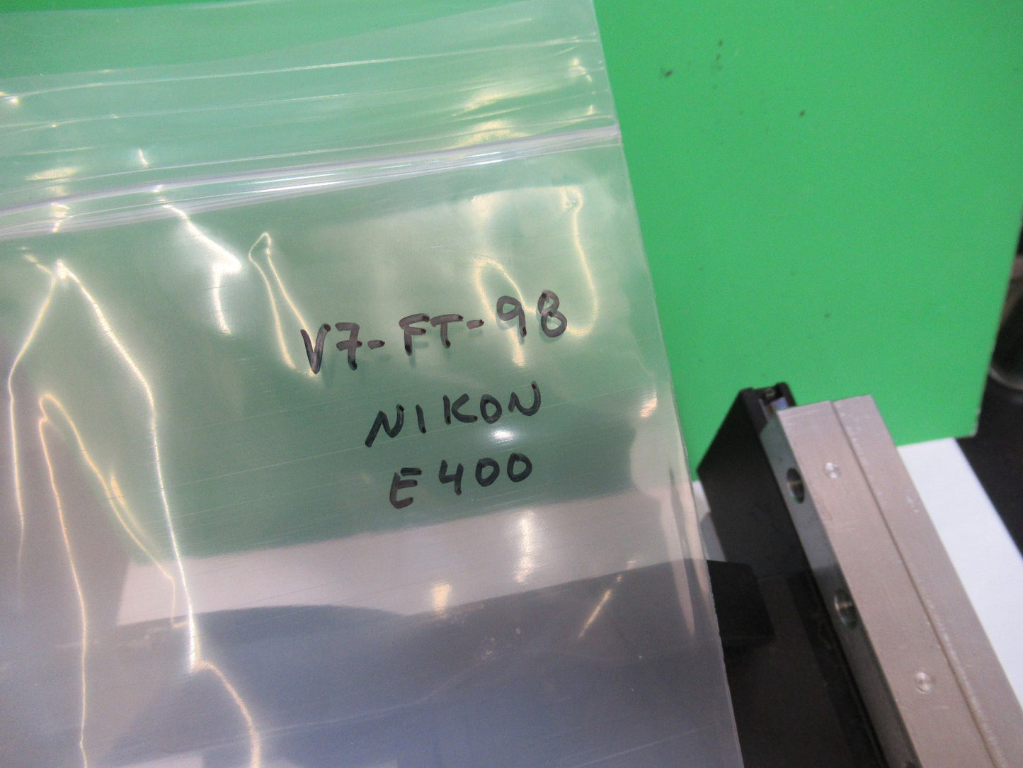 NIKON ECLIPSE E400 STAGE HOLDER ASSEMBLY MICROSCOPE PART AS PICTURED V7-FT-98