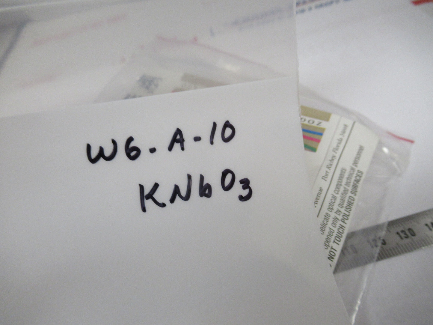 OPTICAL SPECTRA PHYSICS KNbO3 POTASSIUM NIOBATE CRYSTAL AS PICTURED &W6-A-10