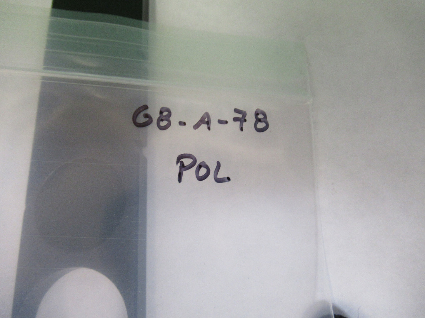 Olympus Japan Pol Polarizer Analyzer Slide Microscope Part
