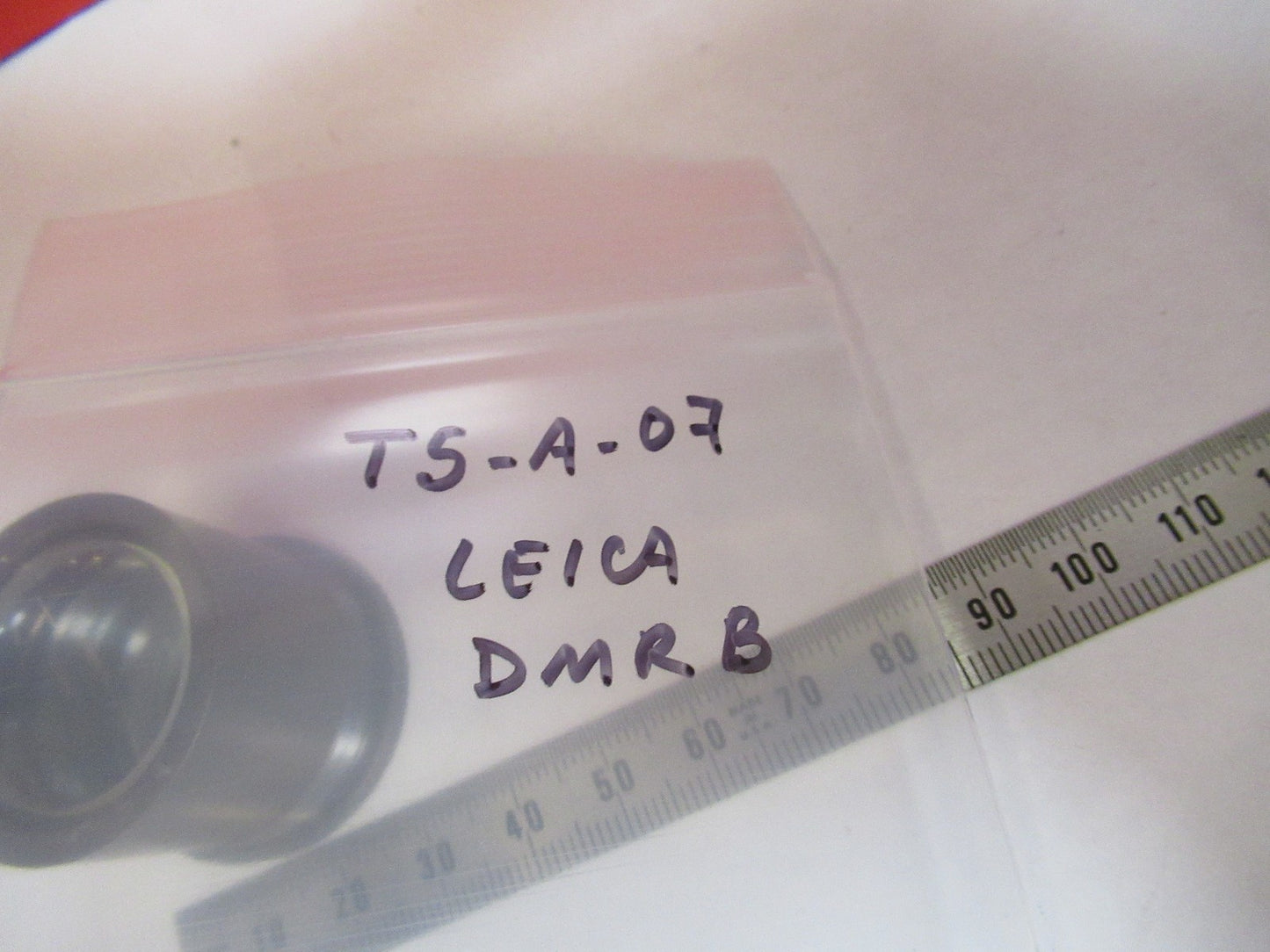 LEICA LEITZ GERMANY DMRB top lens to head MICROSCOPE PART AS PICTURED T5-A-07