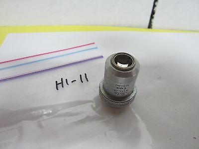 LEITZ WETZLAR GERMANY PL 8X OBJECTIVE MICROSCOPE OPTICS BIN#H1-11