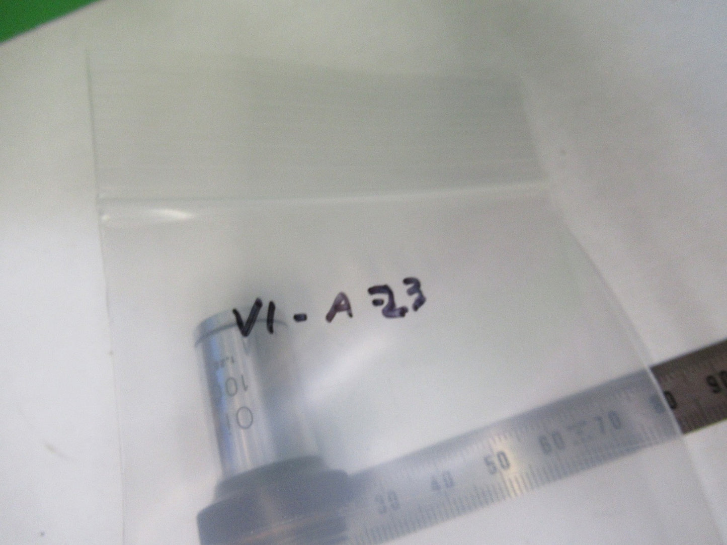 YASHIMA JAPAN 100X LENS OBJECTIVE MICROSCOPE PART AS PICTURED V1-A-23