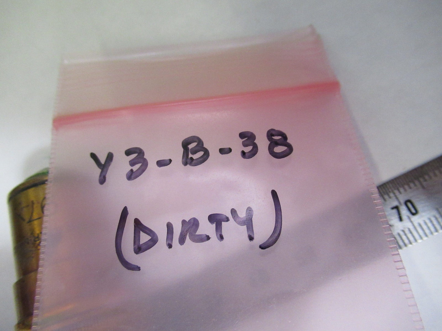 BAUSCH LOMB ANTIQUE OBJECTIVE 97X OPTICS MICROSCOPE PART AS PICTURED Y3-B-38