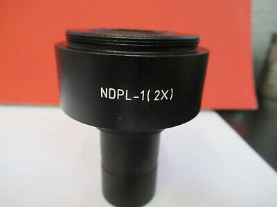 AMSCOPE RELAY LENS CAMERA NDPL-1(2X) LENS MICROSCOPE PART AS PICTURED &13-FT-29