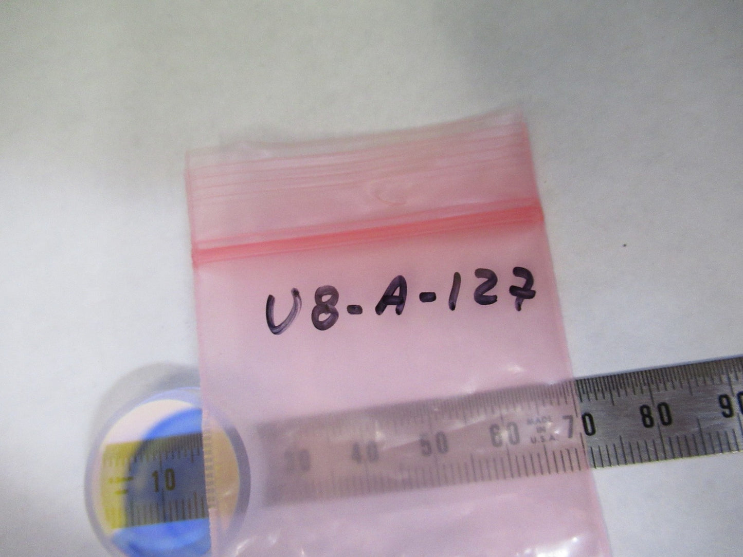 OPTICAL COATED DICHROIC MIRROR FILTER LASER OPTICS LENS AS PICTURED U8-A-127