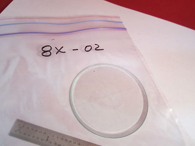 OPTICAL MICROSCOPE RETICLE TARGET LASER OPTICS BIN#8X-02