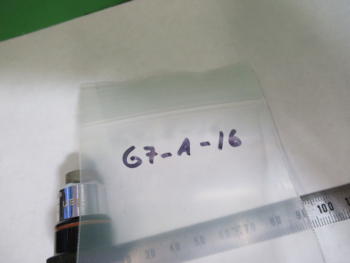 CARL ZEISS 2.5X /160 LENS OBJECTIVE OPTICS MICROSCOPE PART AS PICTURED &G7-A-16