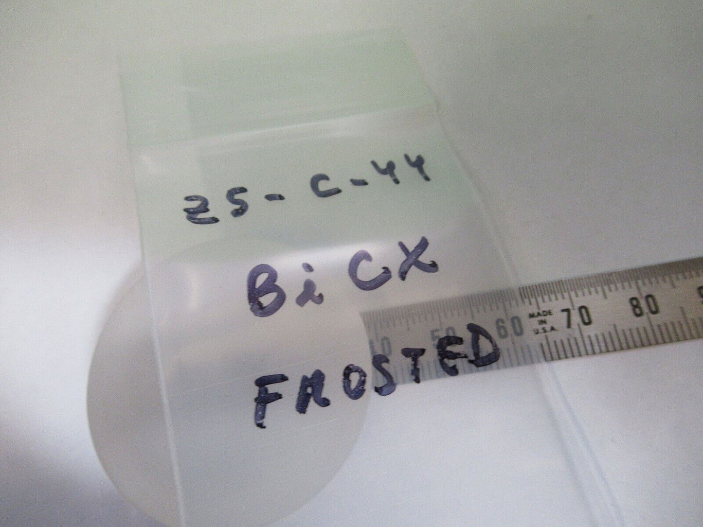 OPTICAL FROSTED LENS BI CX CONVEX PREFORM OPTICS AS PICTURED Z5-C-44