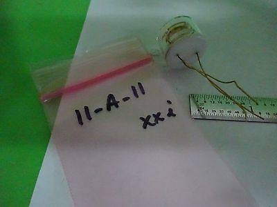 VINTAGE QUARTZ CRYSTAL SEALED GLASS PACKAGE FREQUENCY #11-A-11