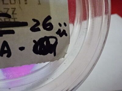 OPTICAL FLAT FUSED SILICA 3" DIA DICHROIC MIRROR 1/10 WAVE LASER OPTICS &6-A-26