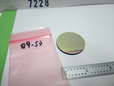 OPTICAL FILTER LASER OPTICS AS IS MIL SPEC BIN#Q9-57