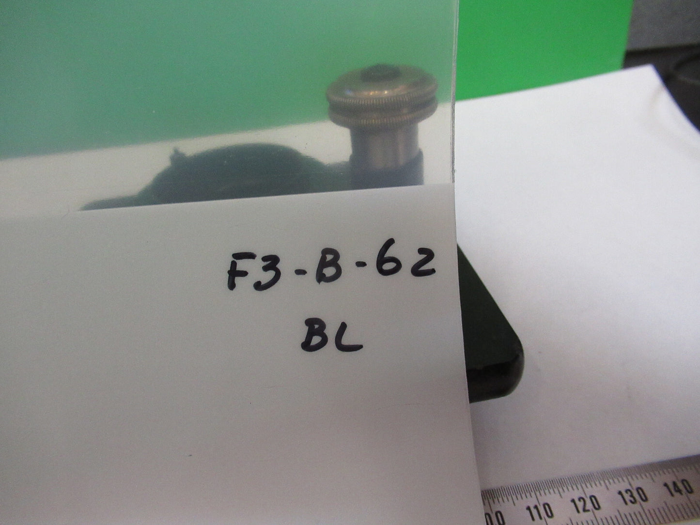 BAUSCH LOMB STAGE TABLE ANTIQUE MICROSCOPE PART OPTICS AS PICTURED &F3-B-62