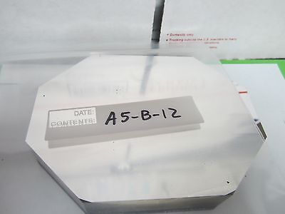 OPTICAL LARGE HEAVY TRUNCATED MIRROR MIL SPEC LASER OPTICS #A5-B-12