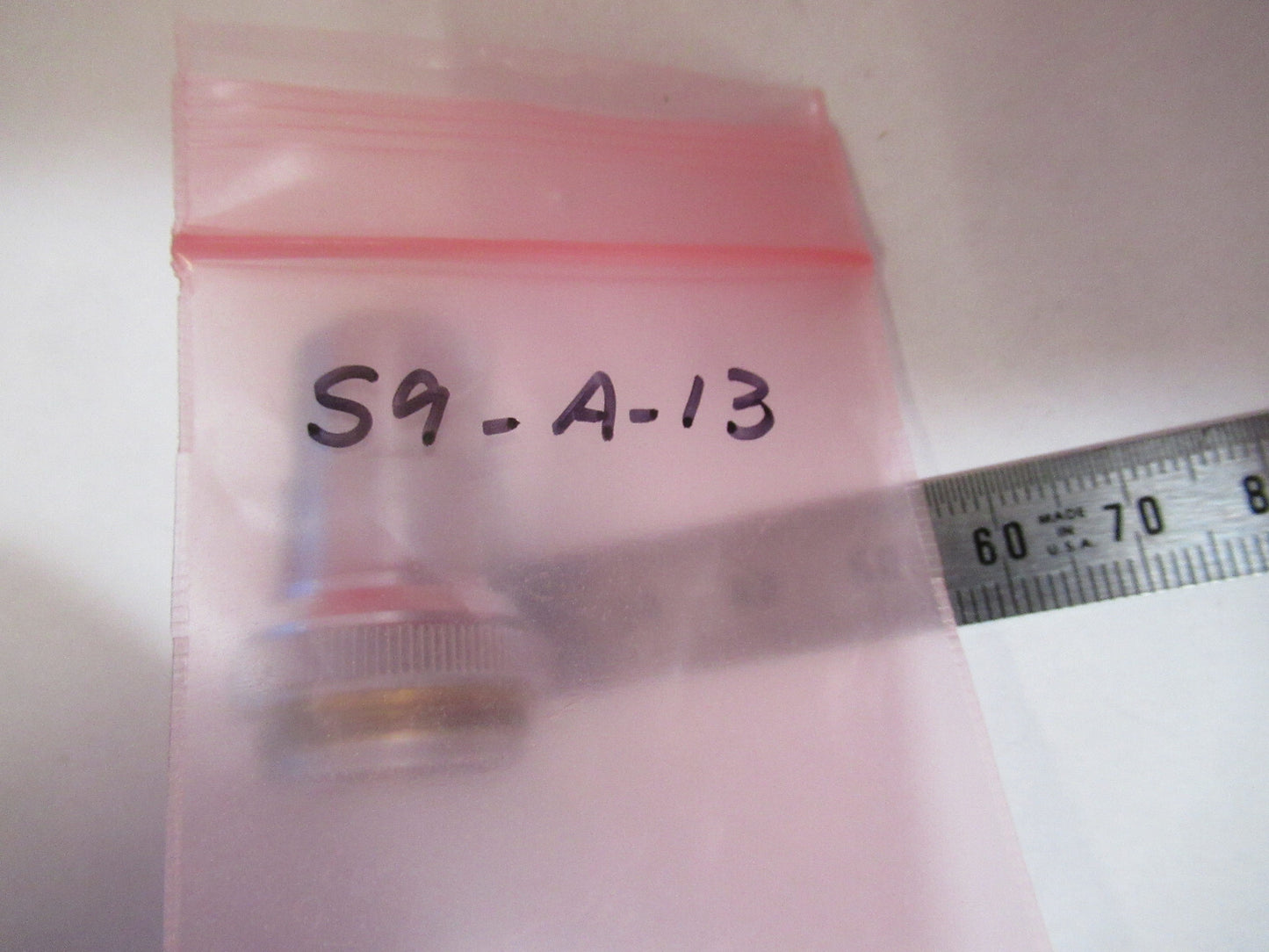 BAUSCH LOMB OBJECTIVE 10X 16mm LENS OPTICS MICROSCOPE PART AS PICTURED S9-A-13